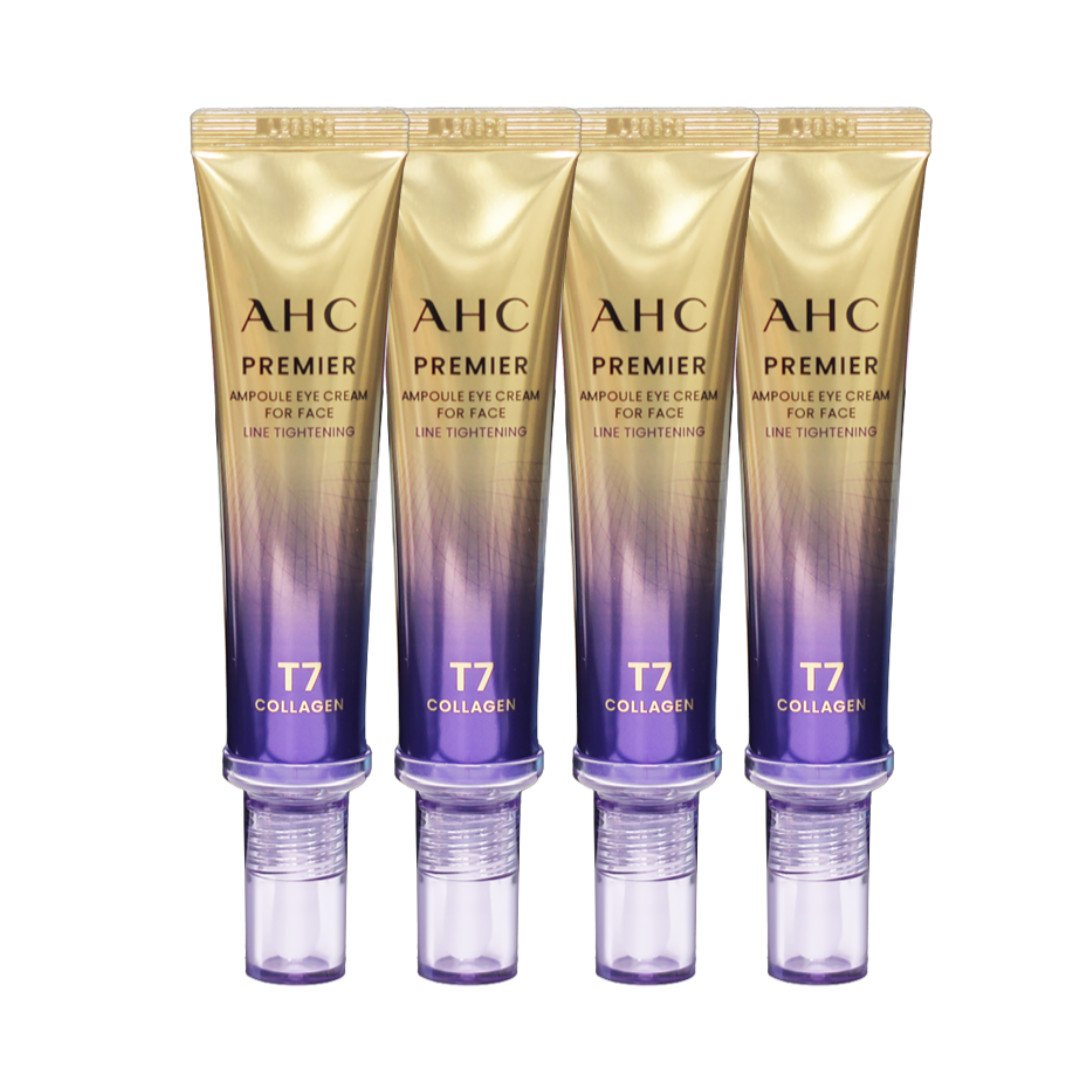 AHC PREMIER T7 Collagen Ampoule Eye Cream for Face Line Tightening 40ml x 4ea
