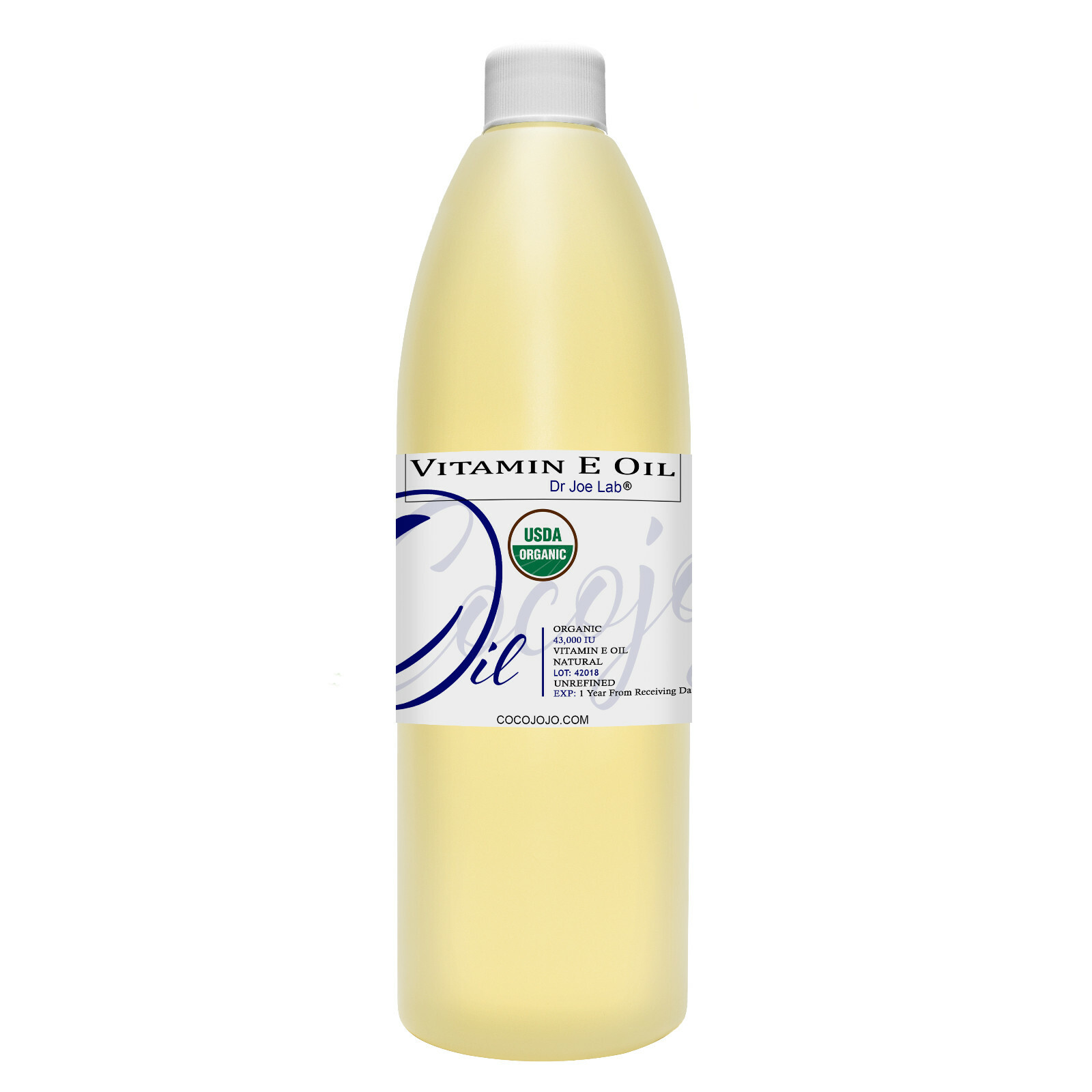 Vitamin E oil USDA Organic for hair face skin bulk moisturizer non gmo