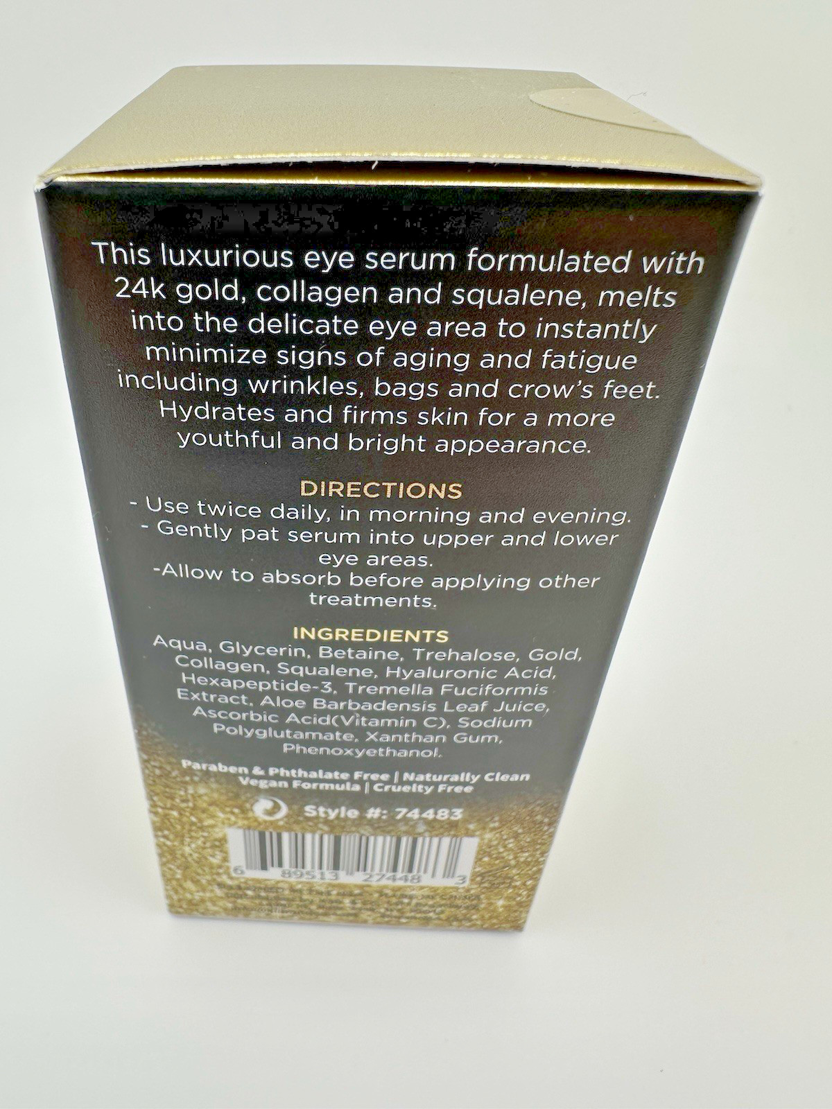 CB CLEAR / CB Clear 24K GOLD, COLLAGEN & SQUALENE EYE SERUM 1 OZ