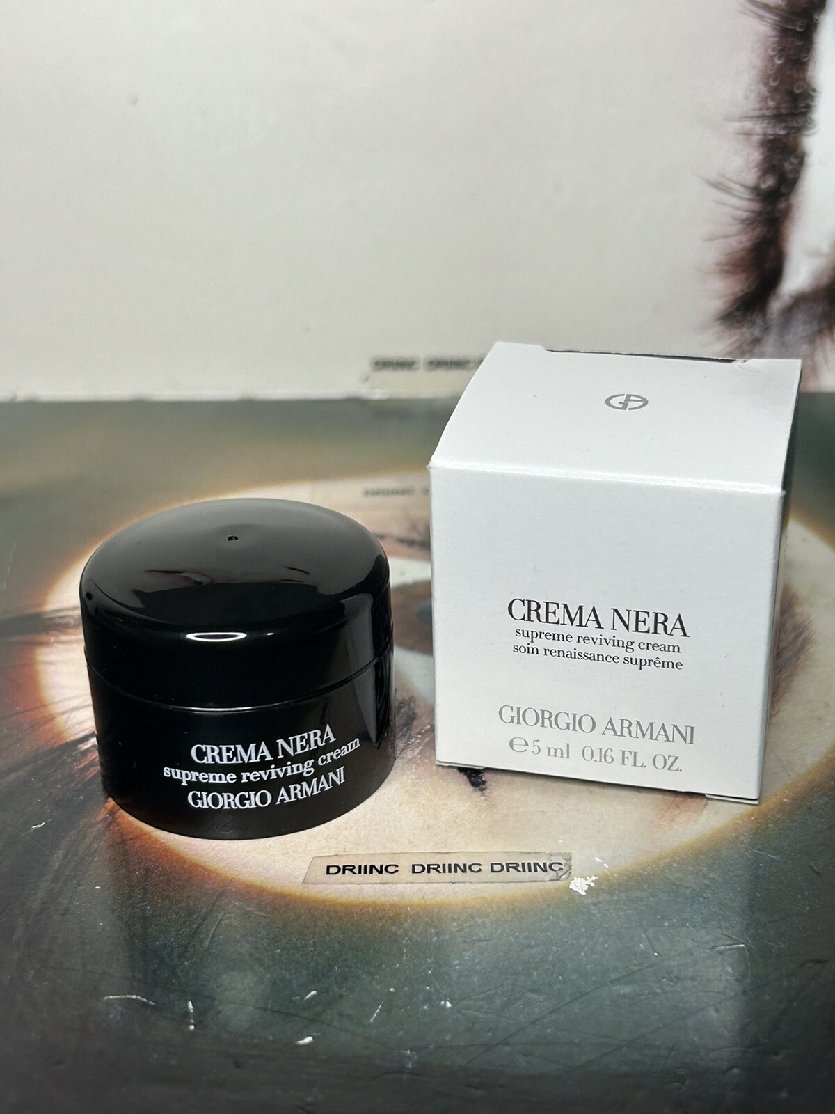 4 pc NIB Giorgio Armani CREMA NERA ANTI-AGING eye treatment, Serum & Moisturizer
