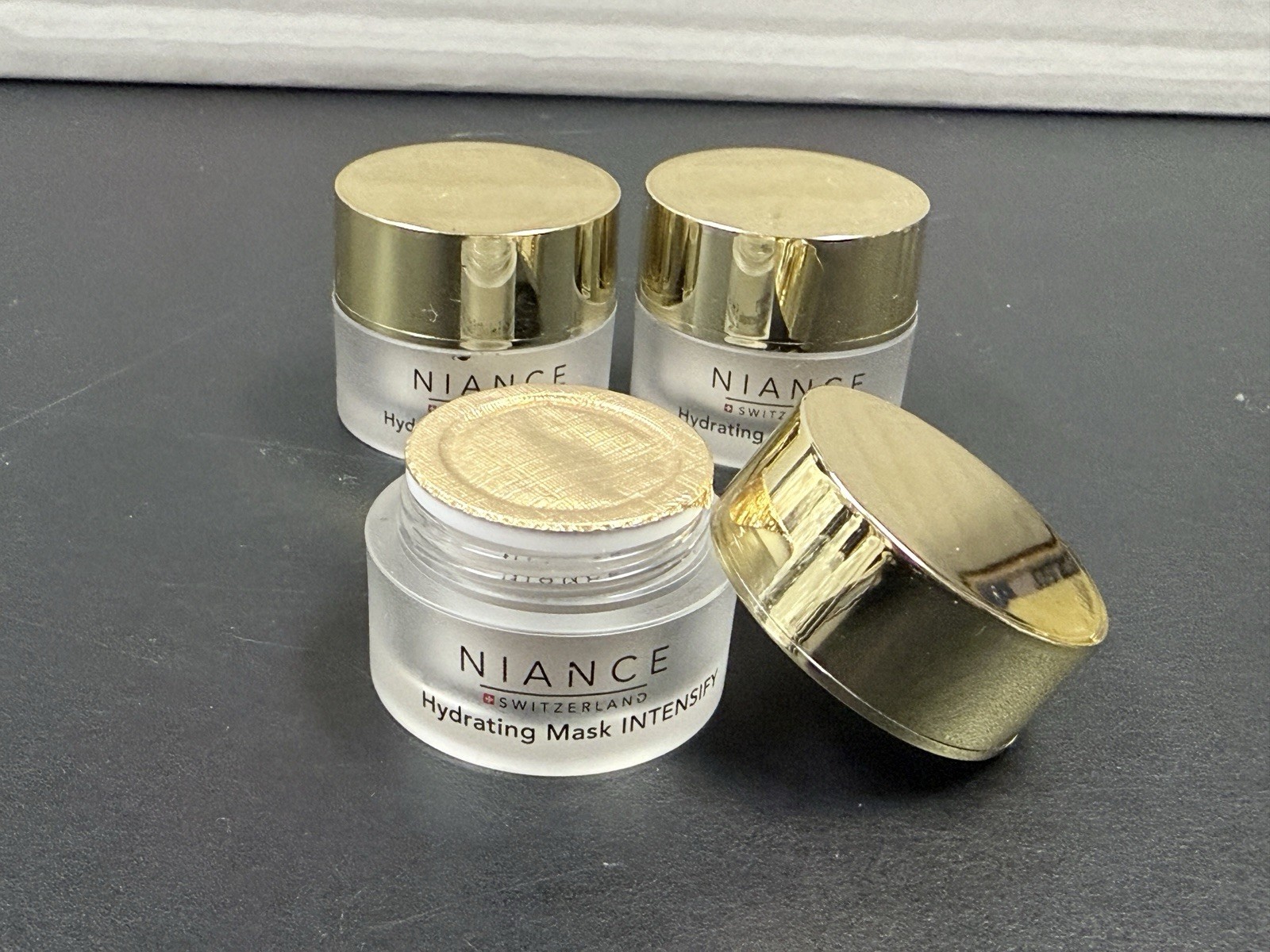 3 Pack Niance Switzerland Hydrating Mask INTENSIFY Mini Size 5mL/0.2oz Sealed