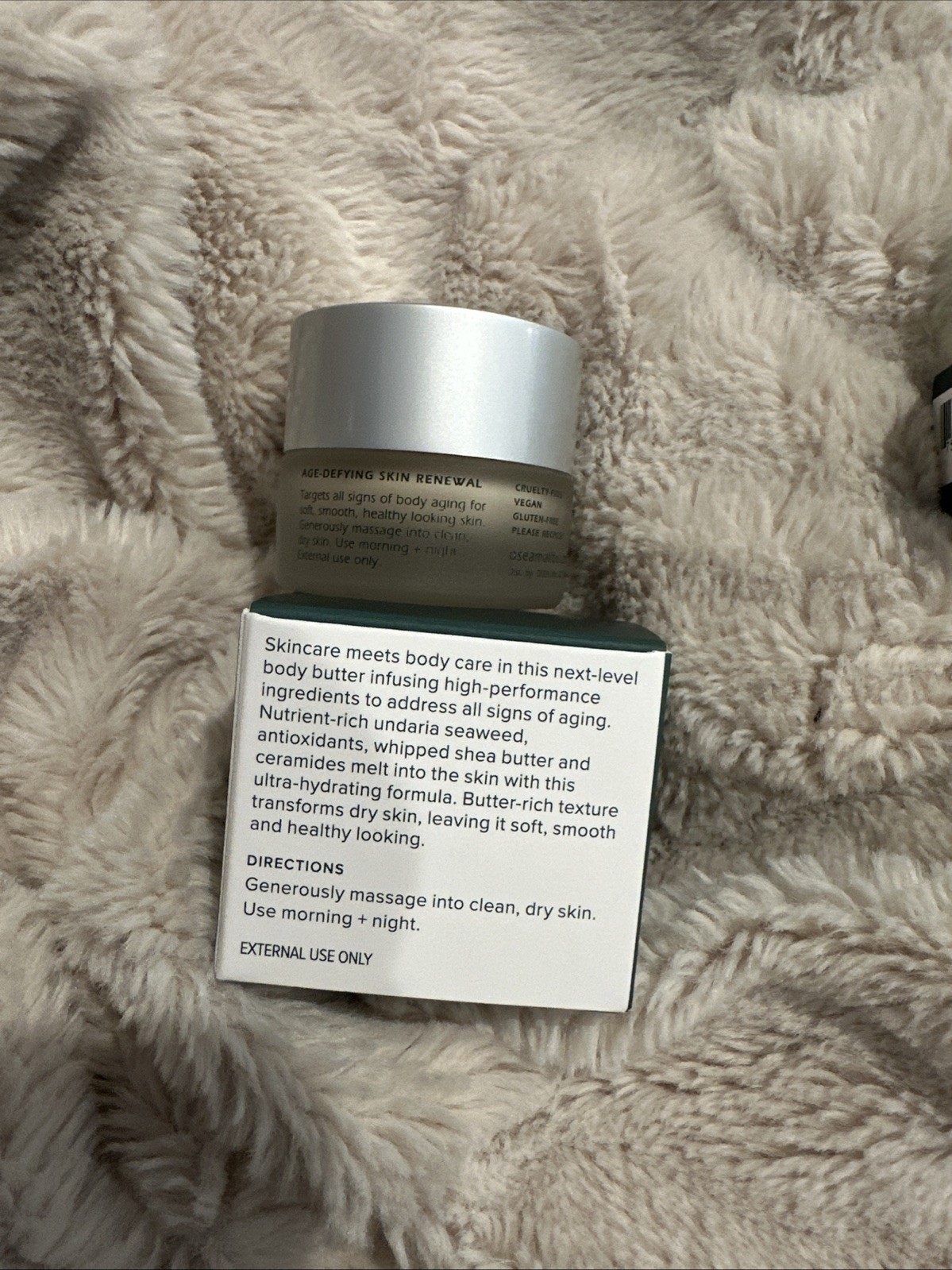 OSEA LOT Of 4 Undaria Algae Body Butter Atmosphere Cream, Cleanser, AHA Serum