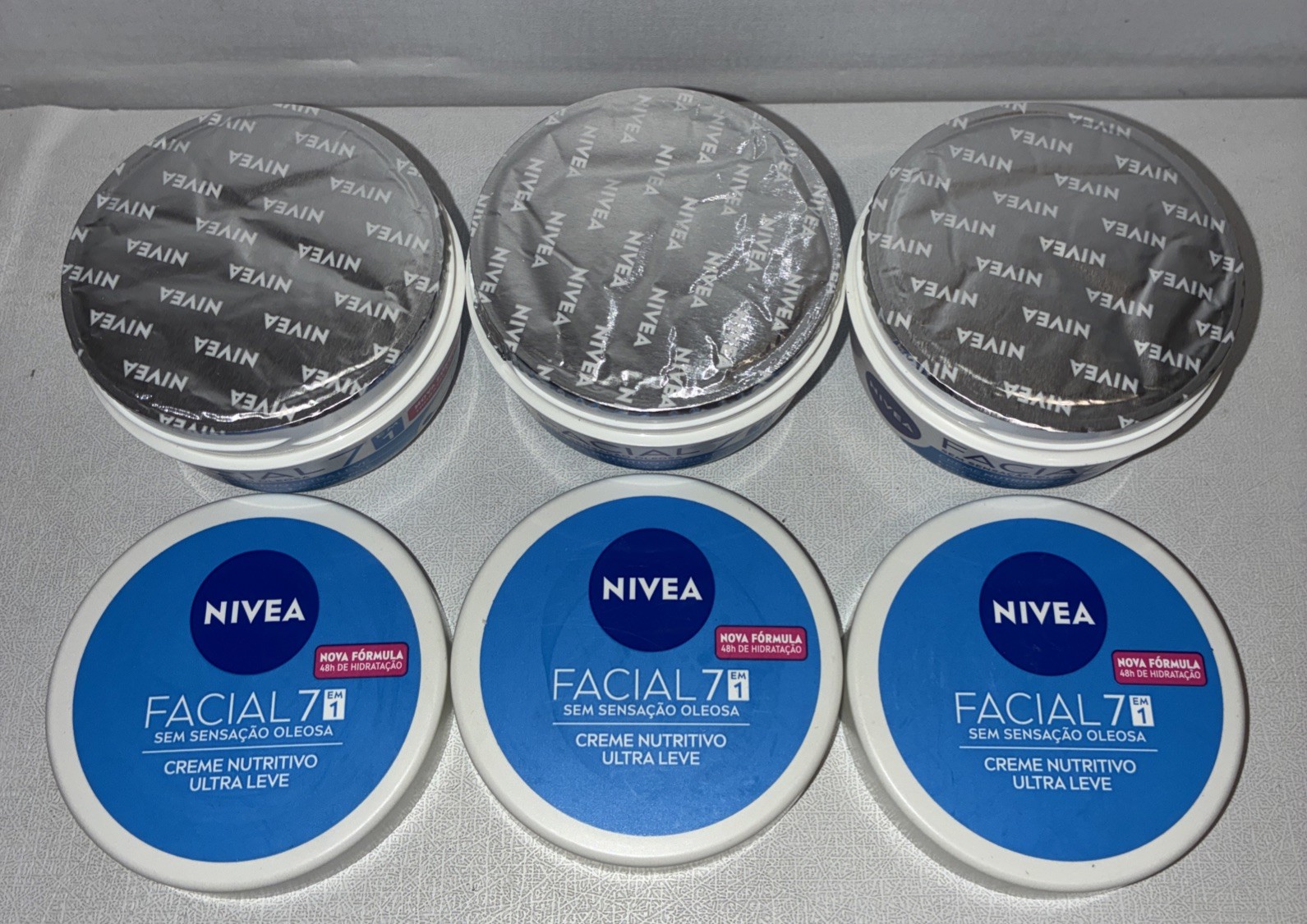 Lot Of 3-Nivea Facial cream7 in 1 nourishing care 100g Each/ New, Exp 04/2028