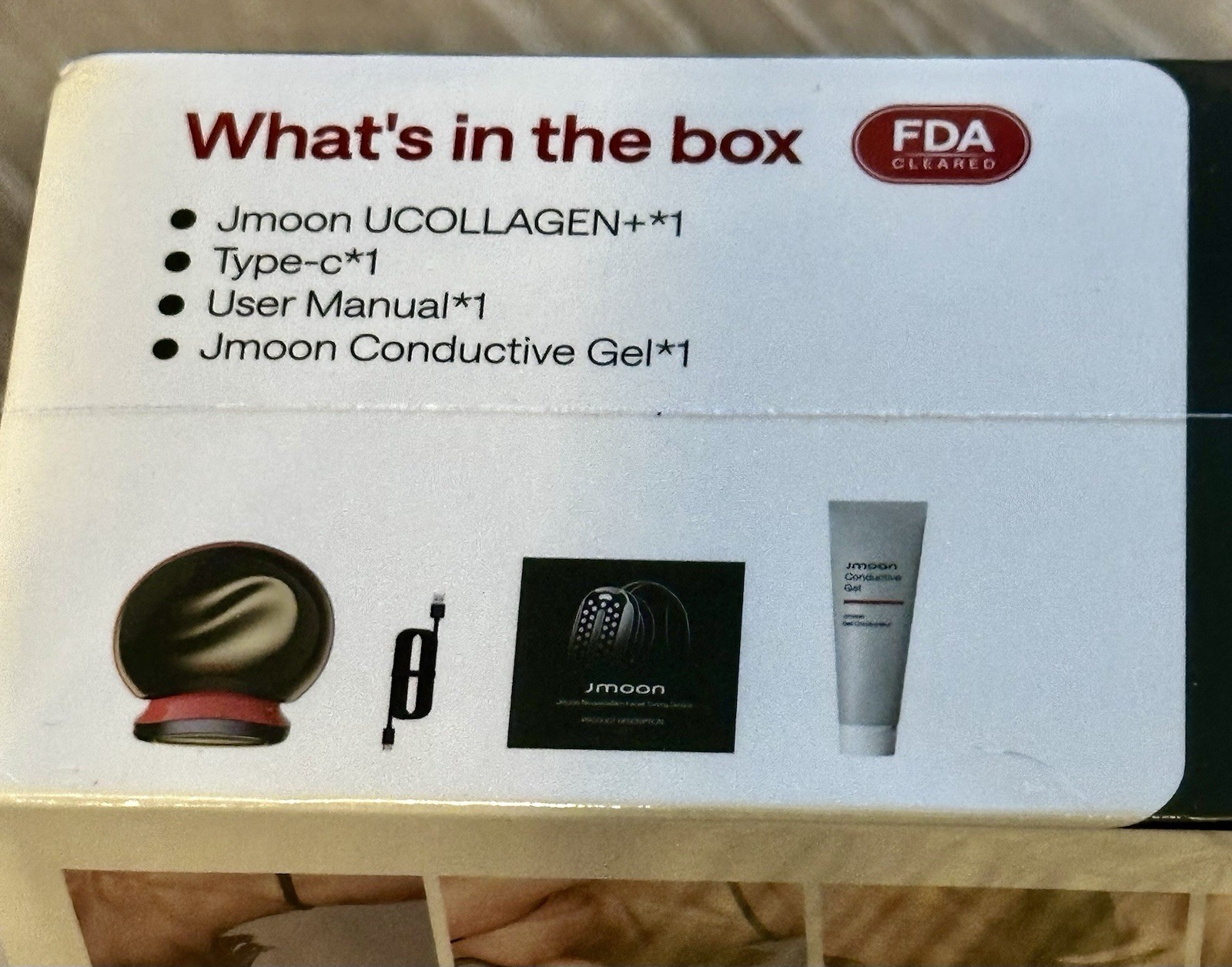 New JMOON by Ulike UCollagen+ Microcurrent + LED Light Therapy Device
