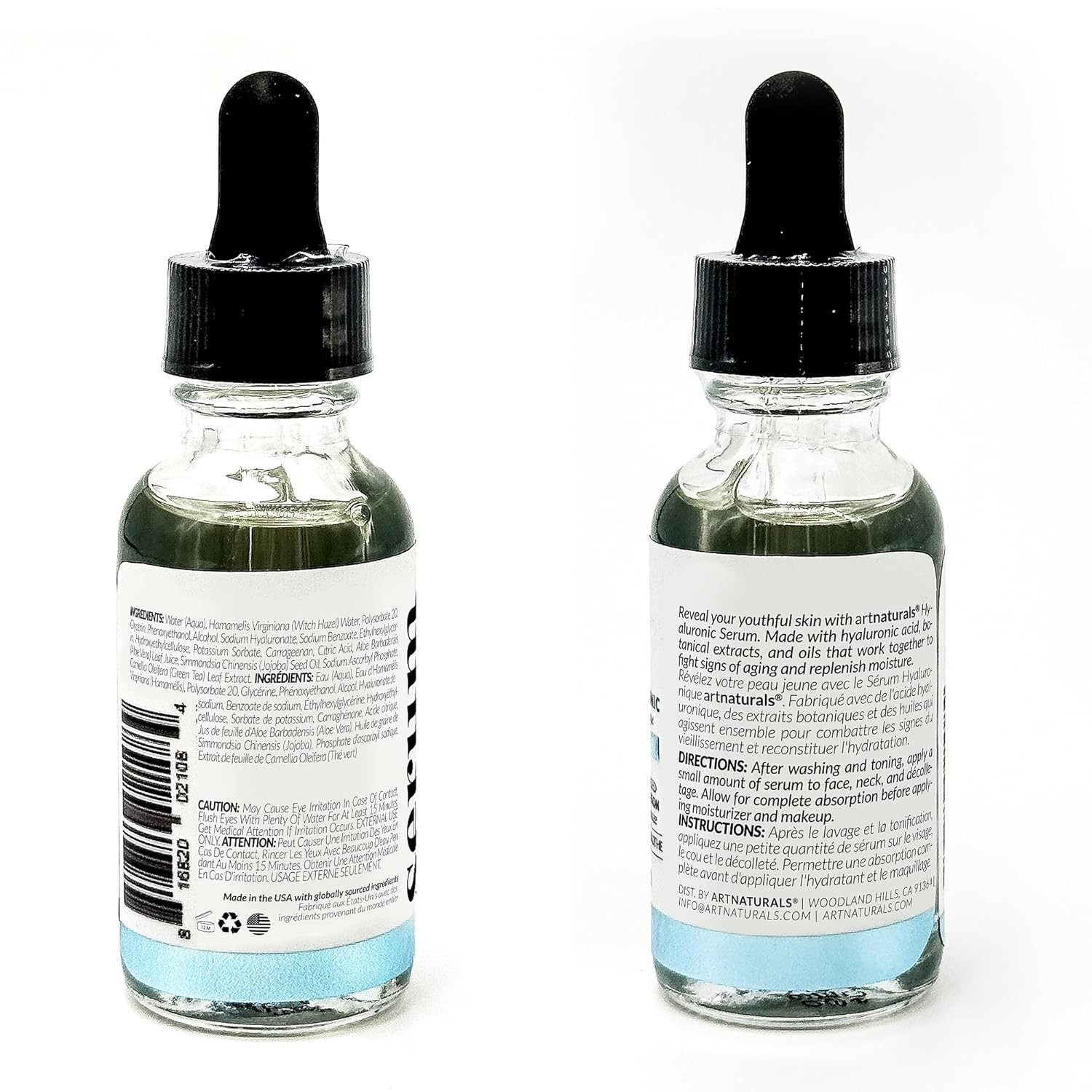 ArtNaturals Hyaluronic Acid Serum – Anti- Aging Facial Serum, Natural Moisturize