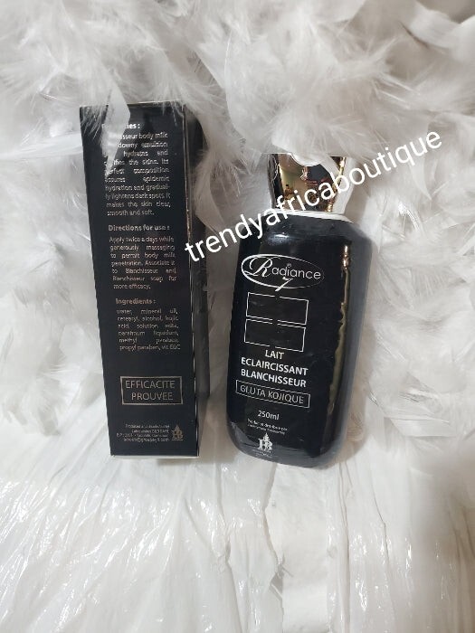 X 2 Bottles Radiance 7 BLANCHISSEUR]Body Lotion 250ml 100% Response