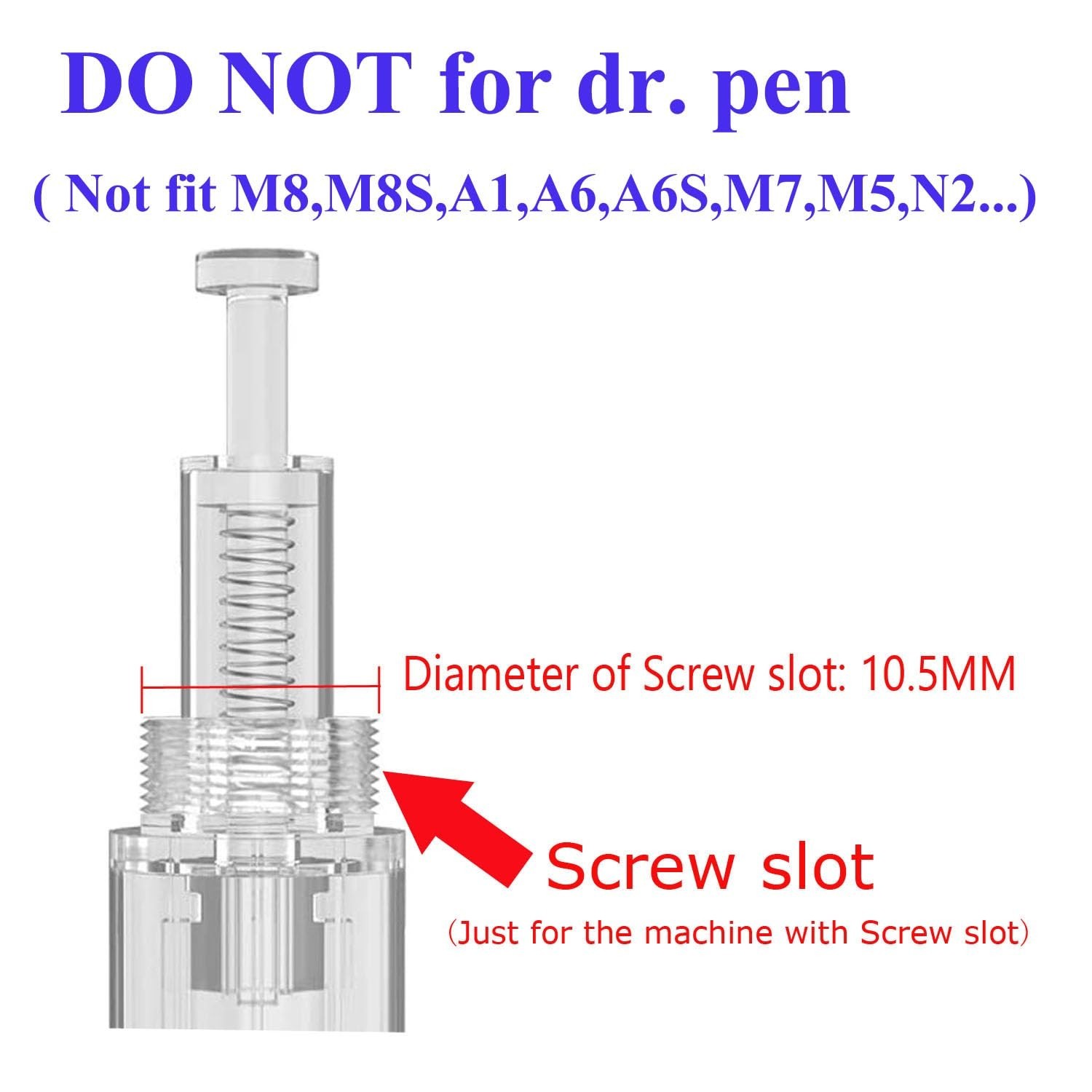 Hygienic 36pin*0.25mm Microneedling Cartridges – 10PCS for At-Home Treatment