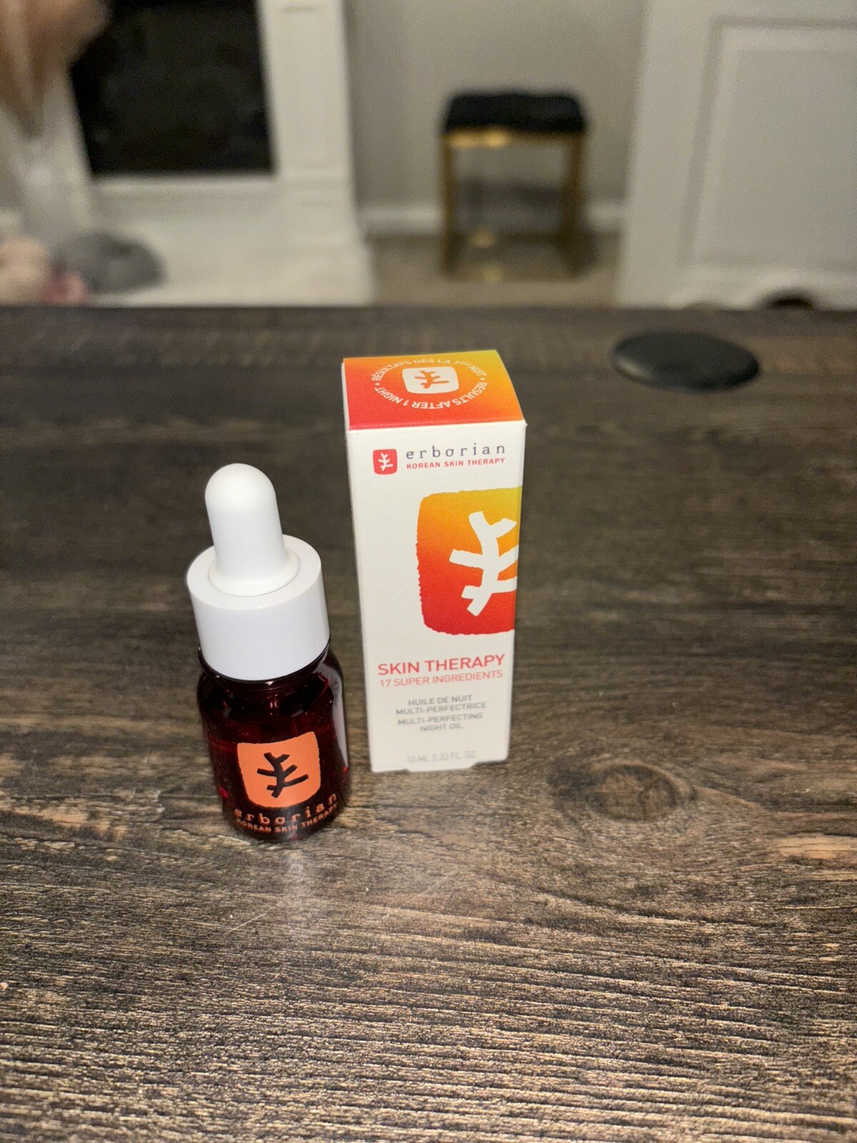 Erborian Skin Therapy Multi-Perfecting Night Oil-Serum – .33 Oz – Travel Size