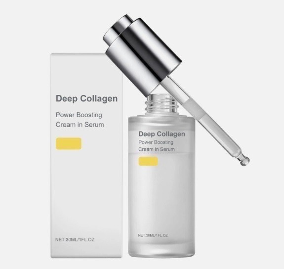 Deep Collagen Power Boosting Cream-in-Serum Anti-Aging Plumping Facial Treatment