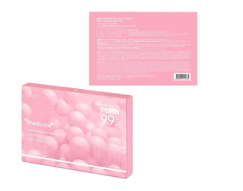 Medicube PDRN Pink One Day Serum (10ea) – Authentic & Trusted U.S. Seller