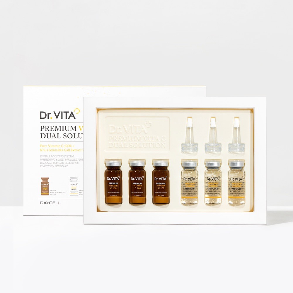 Dr.Vita Premium Vitamin C Melanin Care Essential Set Whitening Care K-Beauty