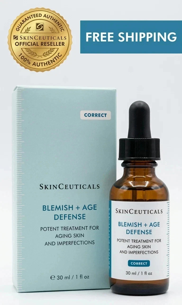 SkinCeuticals Blemish + Age Defense Serum 30ml Genuine Acne & Aging Skin Treatme