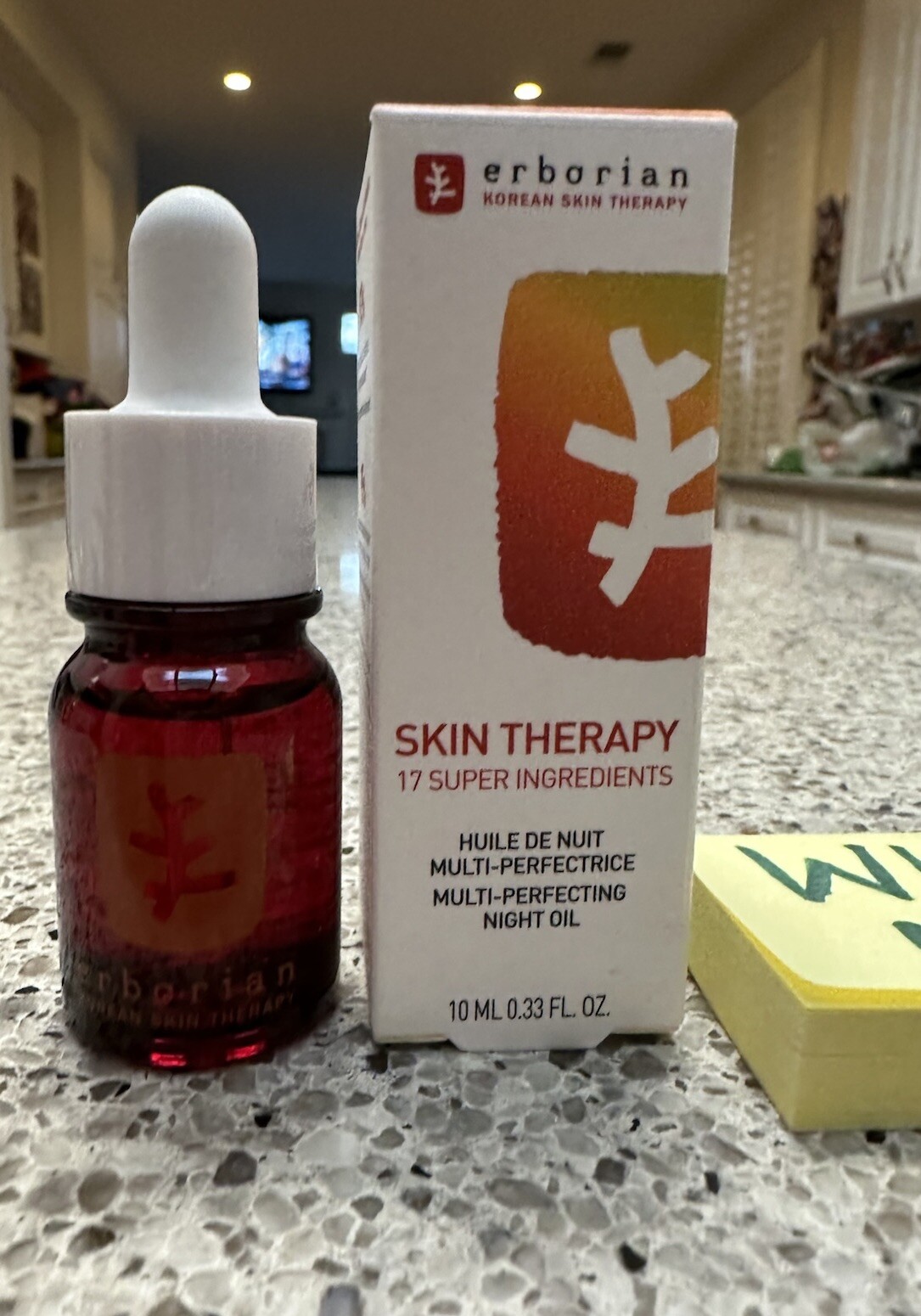 ERBORIAN SKIN THERAPY MULTI-PERFECTING NIGHT OIL .33oz/10mL TRAVEL SZ SEALED BOX