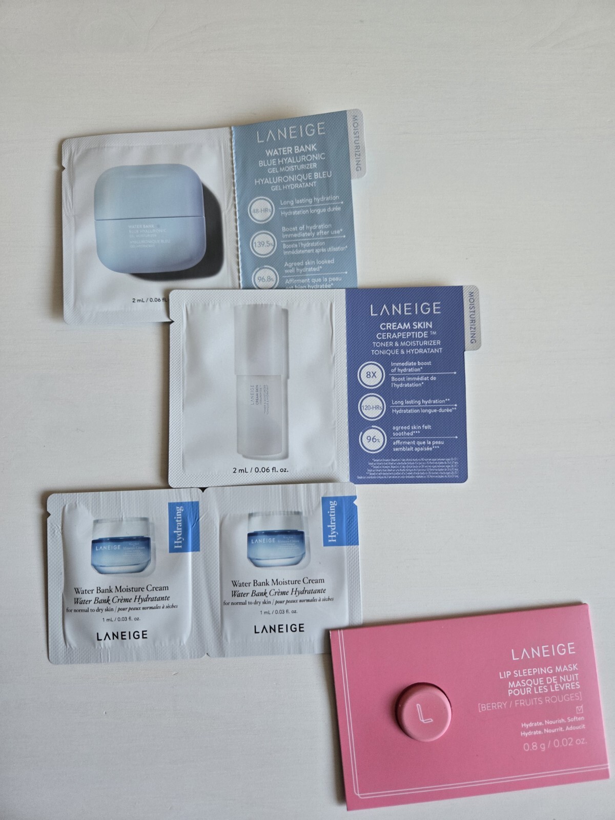 Laneige Sample Set Five (5) Pieces