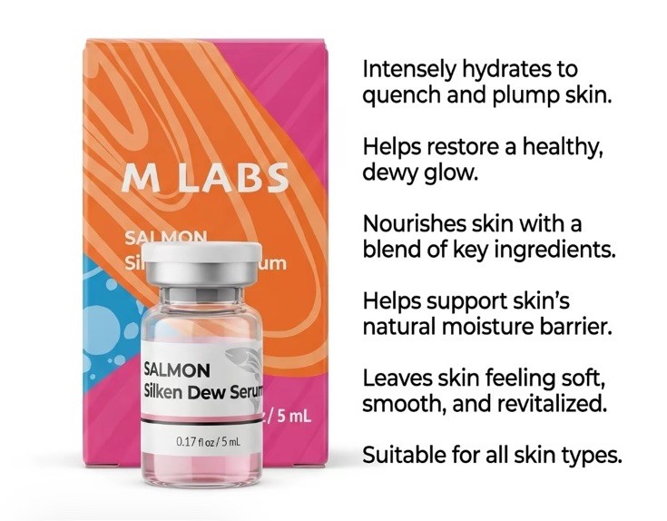 MLABS Aqua Glow PDRN Set Ampoule & Beauty Stamp Kbeauty New + Surprise Gift