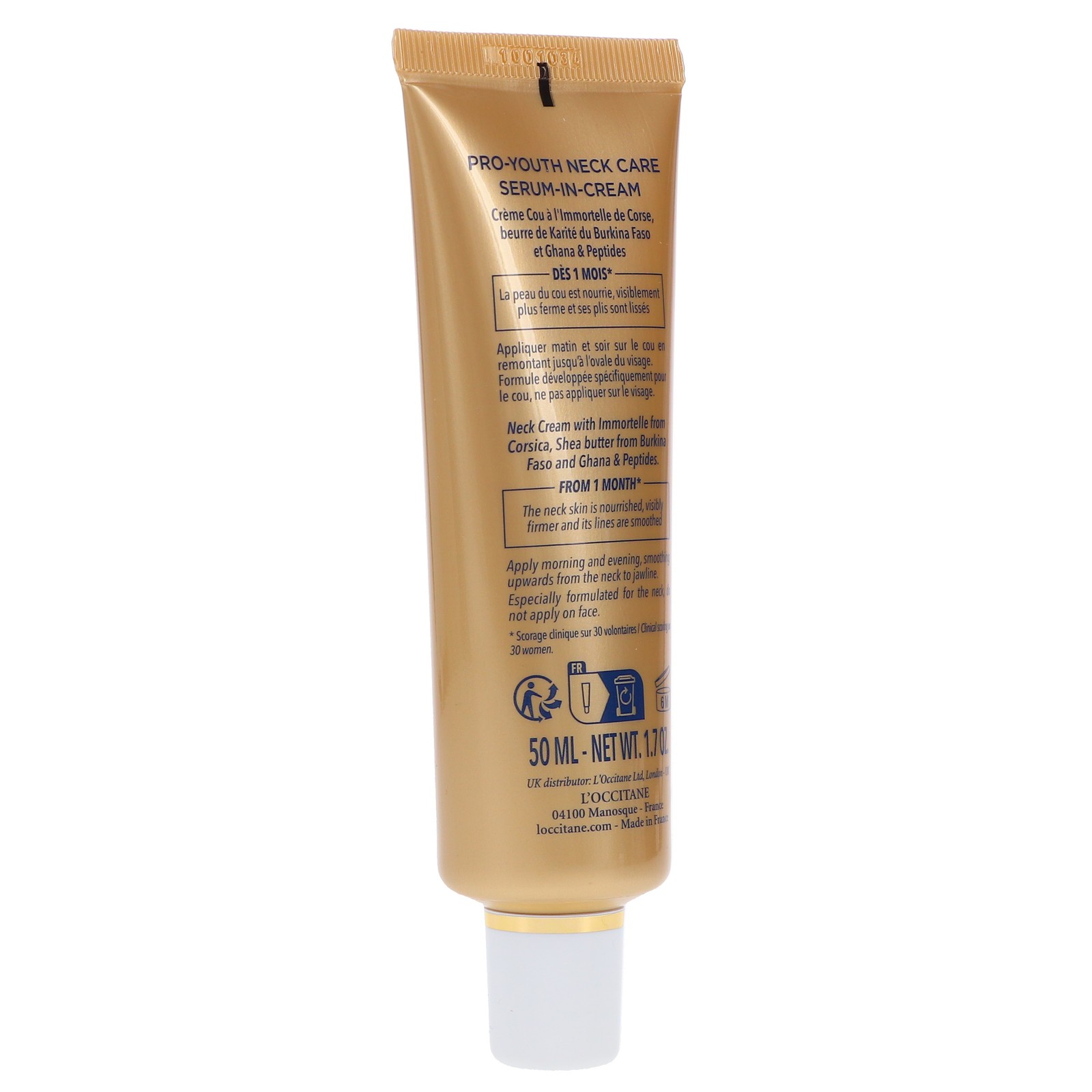 L’Occitane Immortelle Pro-Youth Neck Cream 1.7 oz