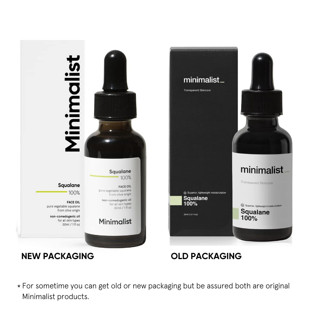 100% Squalane Oil for Face & Skin | Lightweight, Moisturizes, Improves Skin Hydr