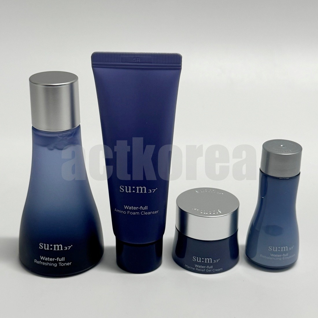 SU:M37 Water Full Special 3 Kinds Set Deep Hydration Toner Emulsion Cream