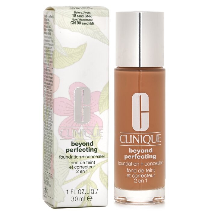 Clinique – Beyond Perfecting Foundation & Concealer – # 18 Sand (M-N) 30ml/1oz