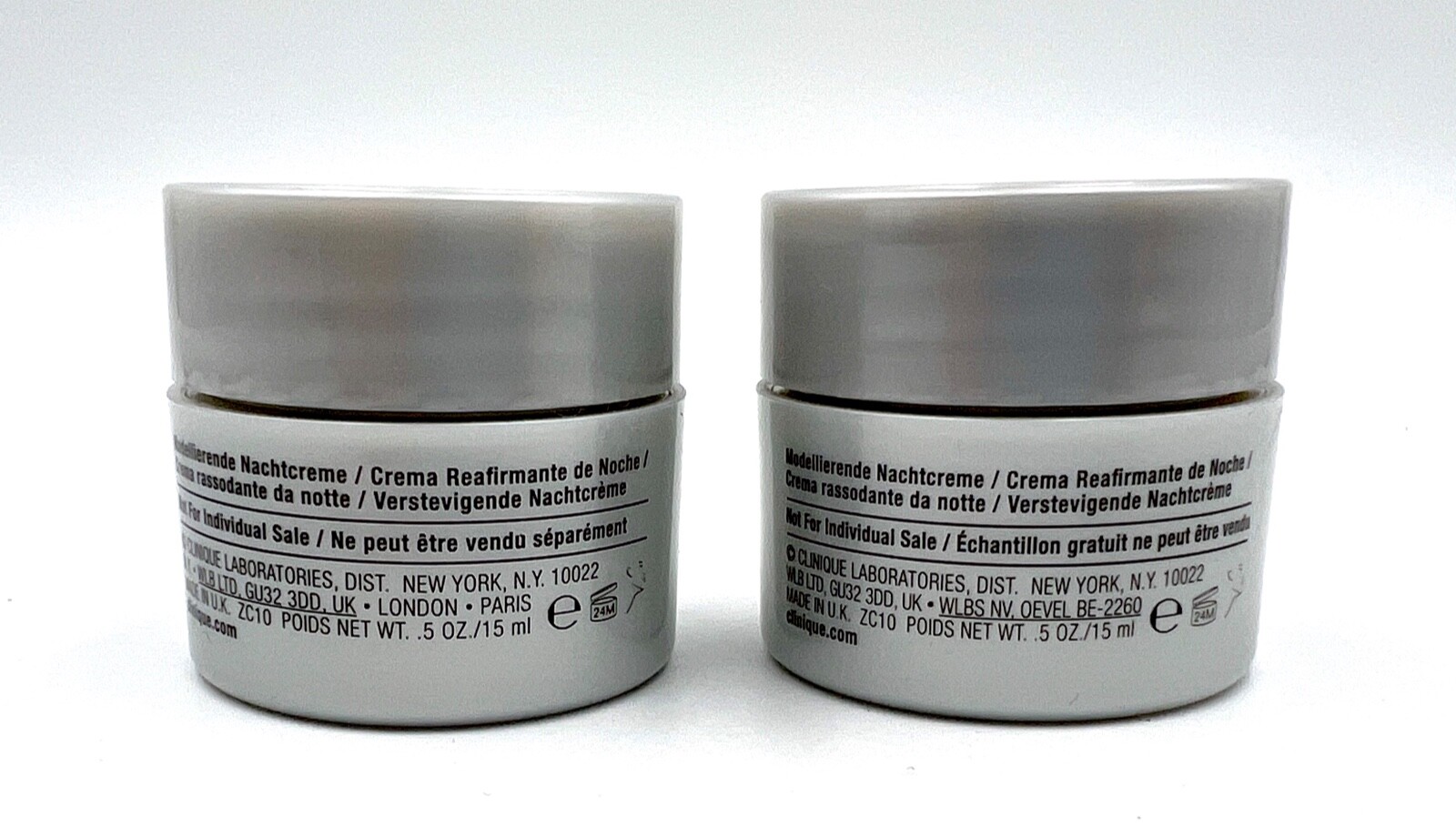 2 Pcs: Clinique Repairwear Sculpting Night Cream ~ 15 ml*2=30ml/1.0 oz total