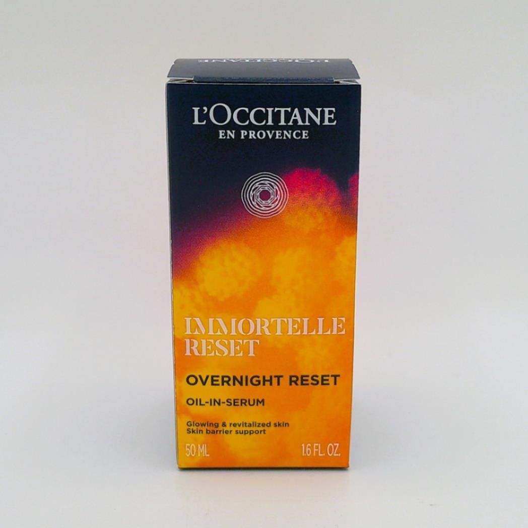 L’Occitane Immortelle Reset Overnight Oil-in-Serum Glowing / 50ml *NEW IN BOX*
