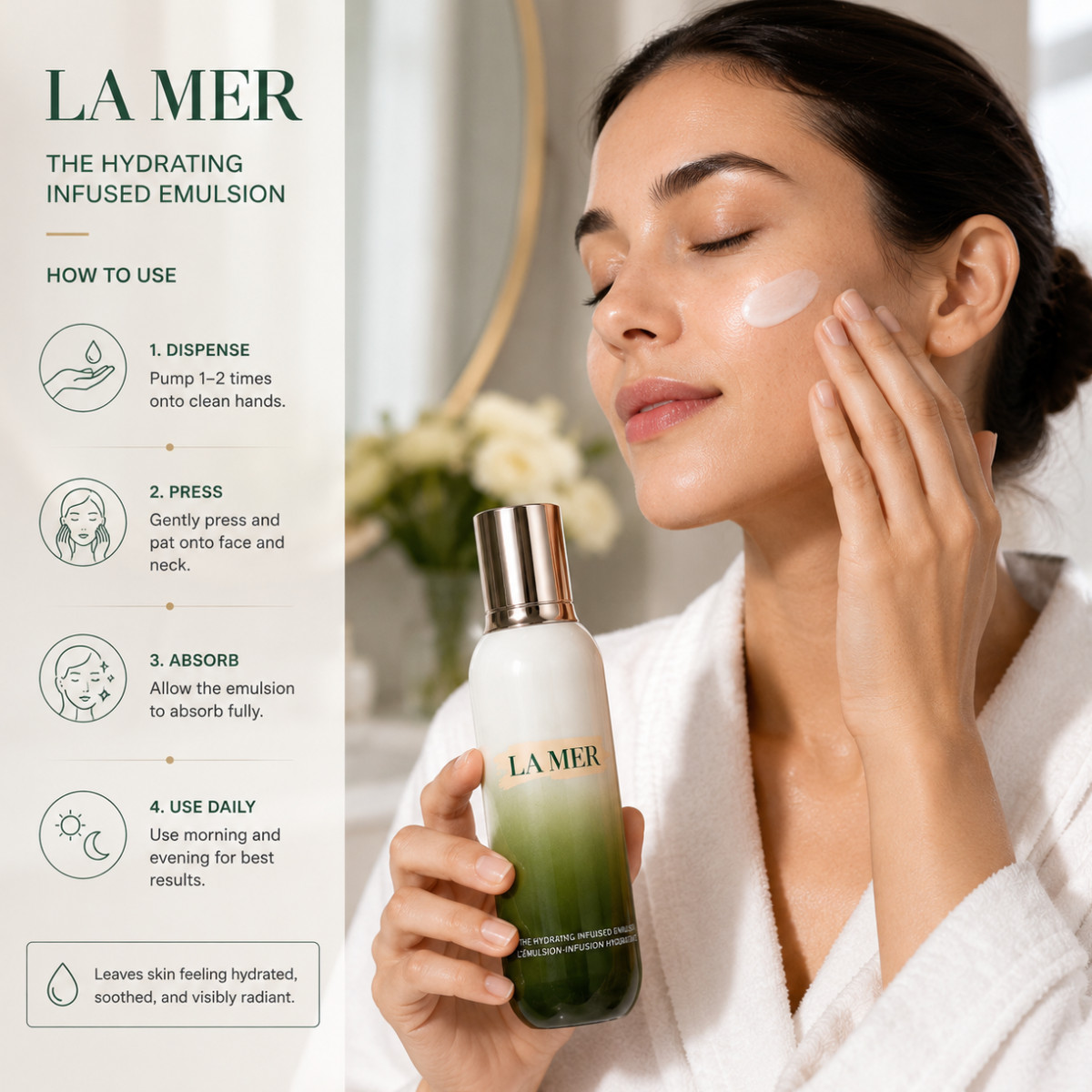 LaMer The Hydrating Infused Emulsion 125ml / 4.2oz New Sealed