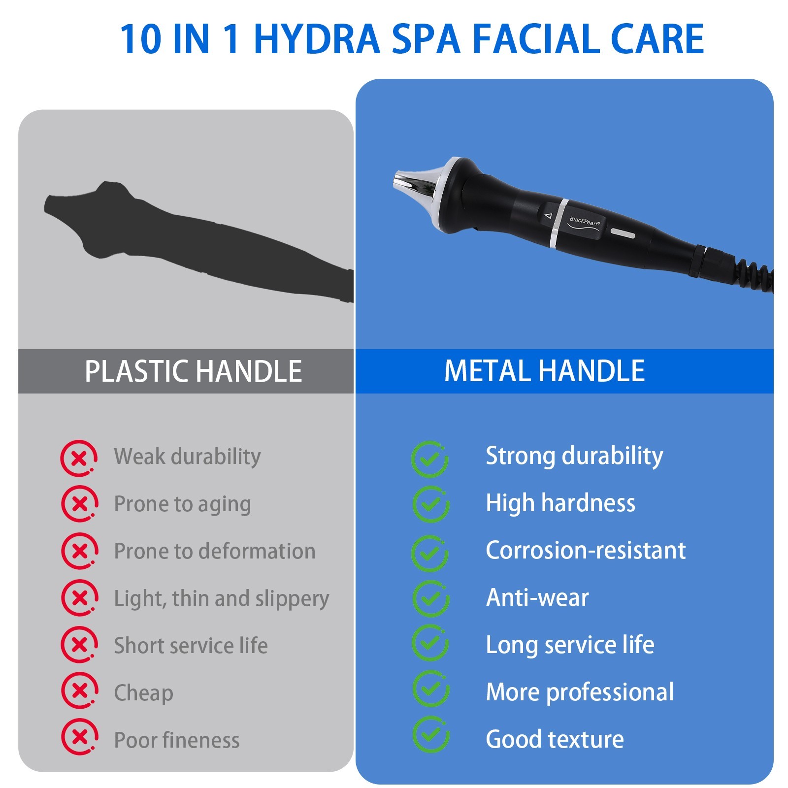 10in1 Hydra Spa Facial Beauty Machine Hydro Dermabrasion Skin Cleaning Face LiL6