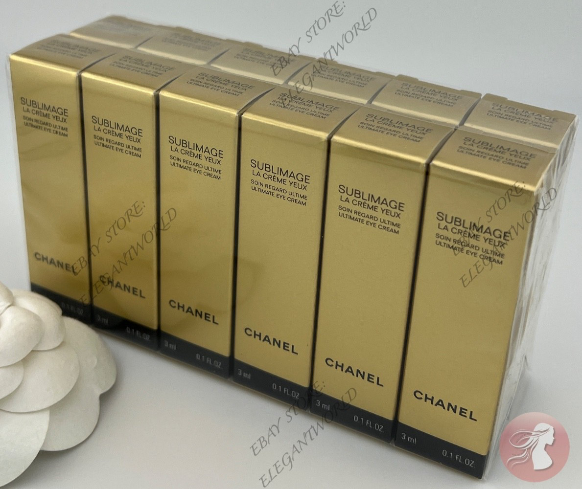 12 x Chanel Sublimage La Creme Yeux Eye Cream 3ml / 0.1oz each