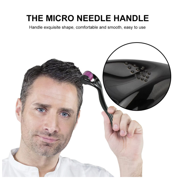 Professional 540 Derma Roller For Hair Growth Beard Growth Micro Face 0.3 mm