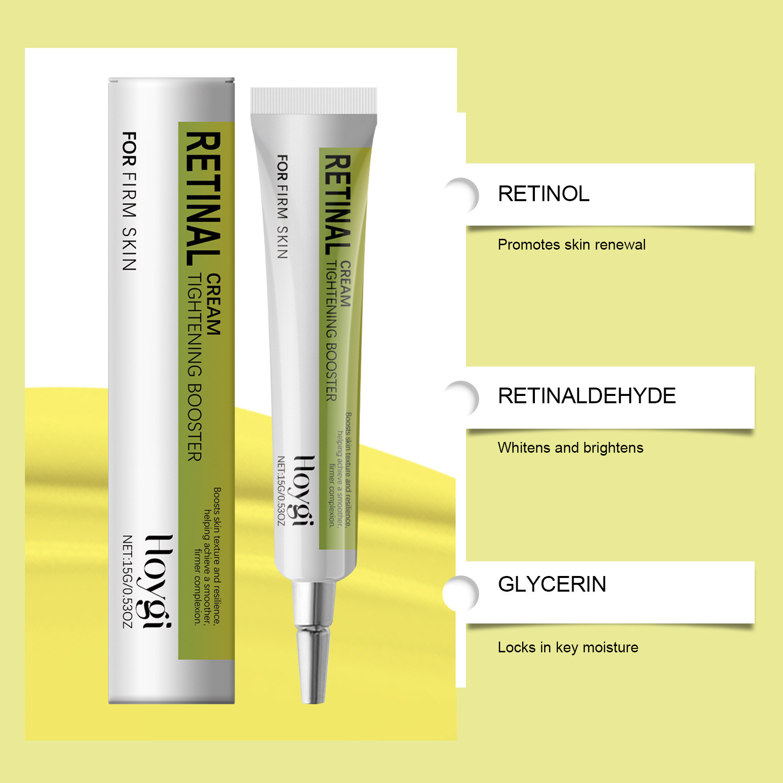 3Pcs High-Performance Retinal Shot Booster Tightening Vita-A Eye Cream Unisex US