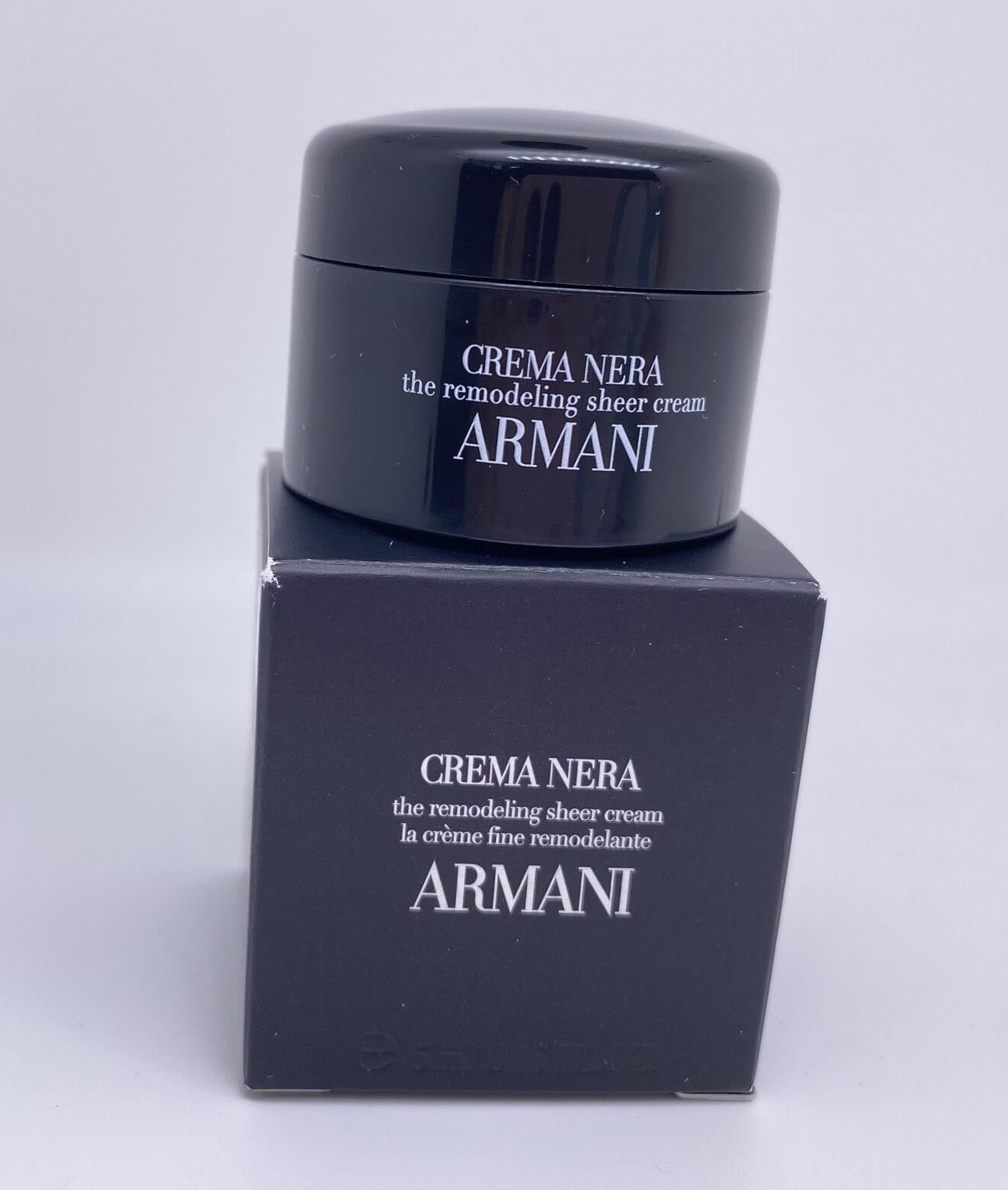Giorgio Armani Crema Nera The REMODELING Sheer Cream 5 ml NEW FORMULA!