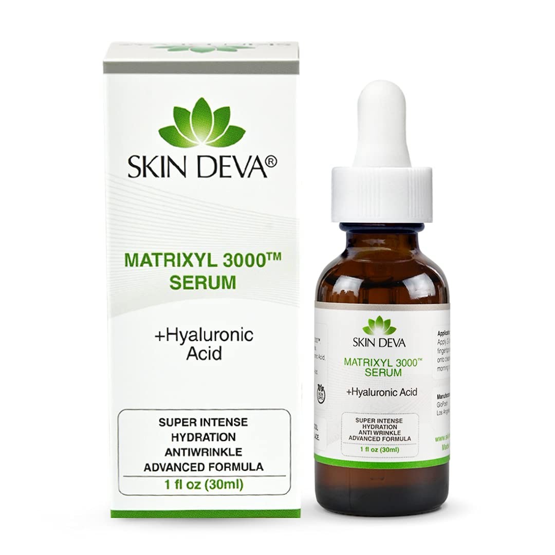 SKIN DEVA 1 fl oz Matrixyl 3000 with Hyaluronic Acid Serum Peptides Serum For
