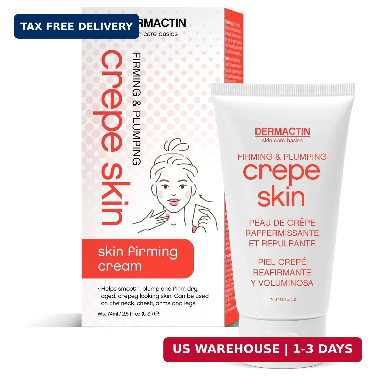 Dermactin Crepe Skin Firming Cream 2.5 oz.