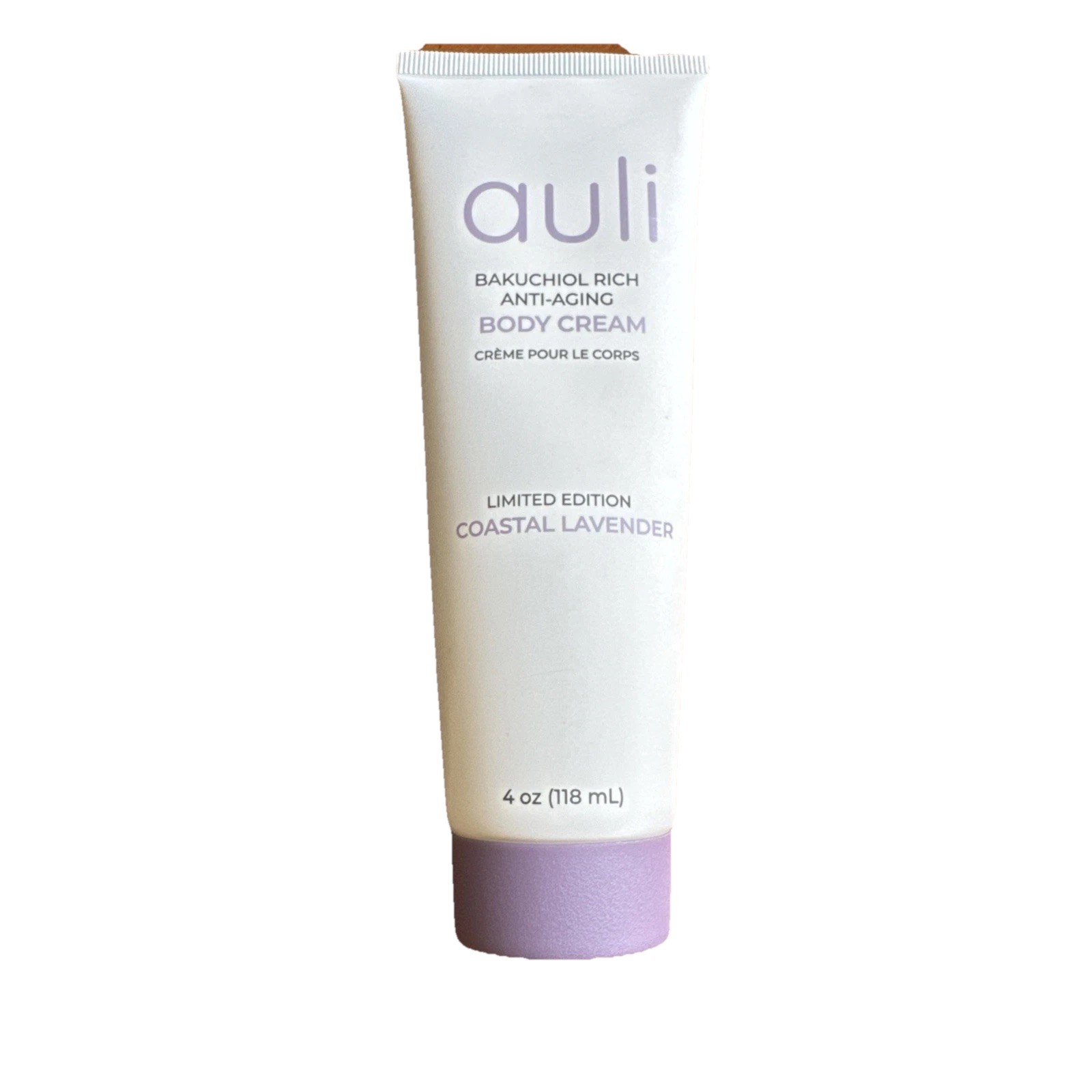 Auli Bakuchiol Anti-Aging Body Cream-4 fl oz. Coastal Lavender Limited Edition