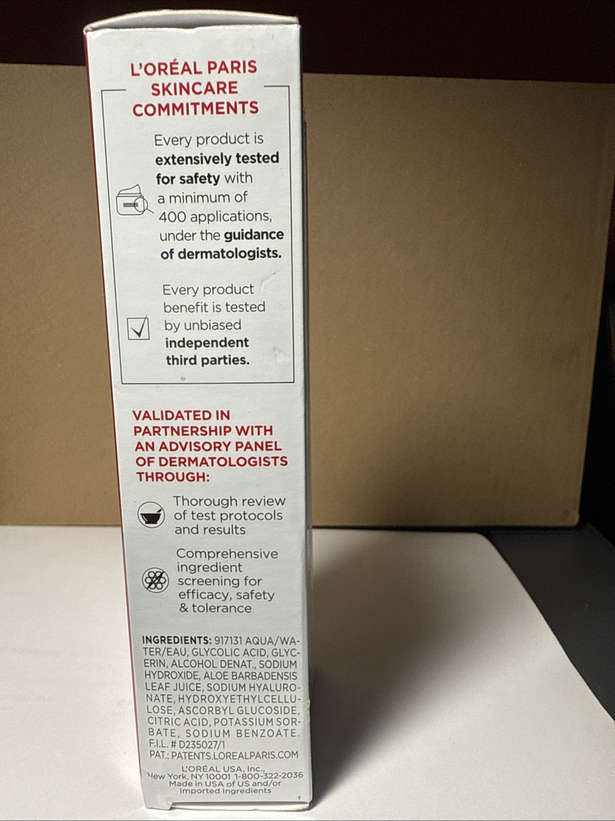 L’Oréal Paris Revitalift 10% Pure Glycolic Acid Resurfacing Serum, 1 FL OZ NIB
