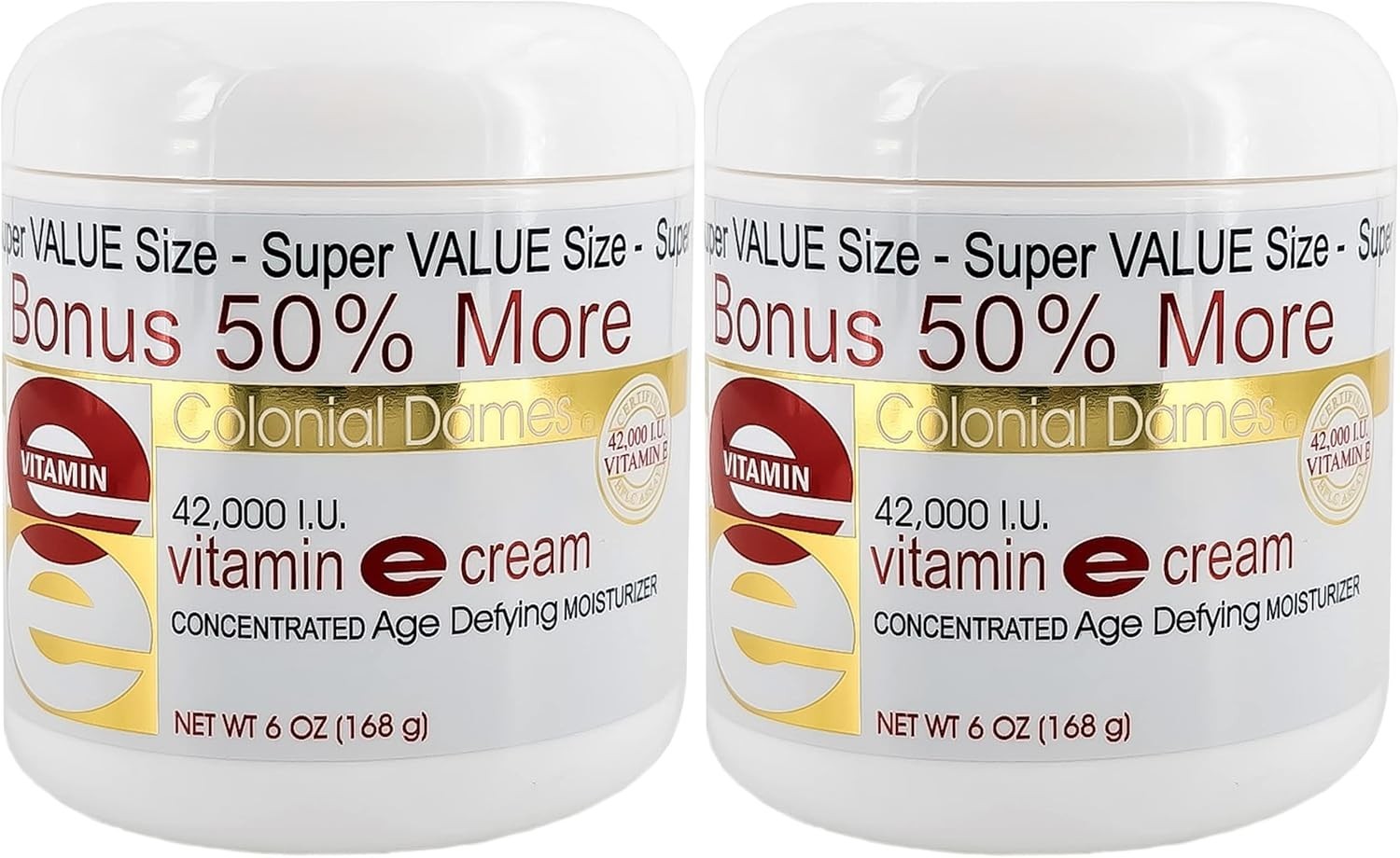 Colonial Dames Concentrated Vitamin E Moisturizing Cream 42000 I.U. for Hydra…