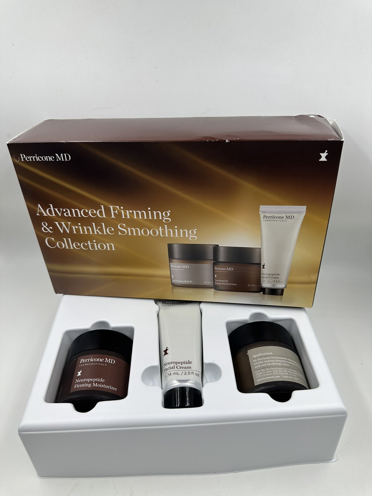 Perricone MD Advanced Firming & Wrinkle Smoothing Collection Set- New See Photos