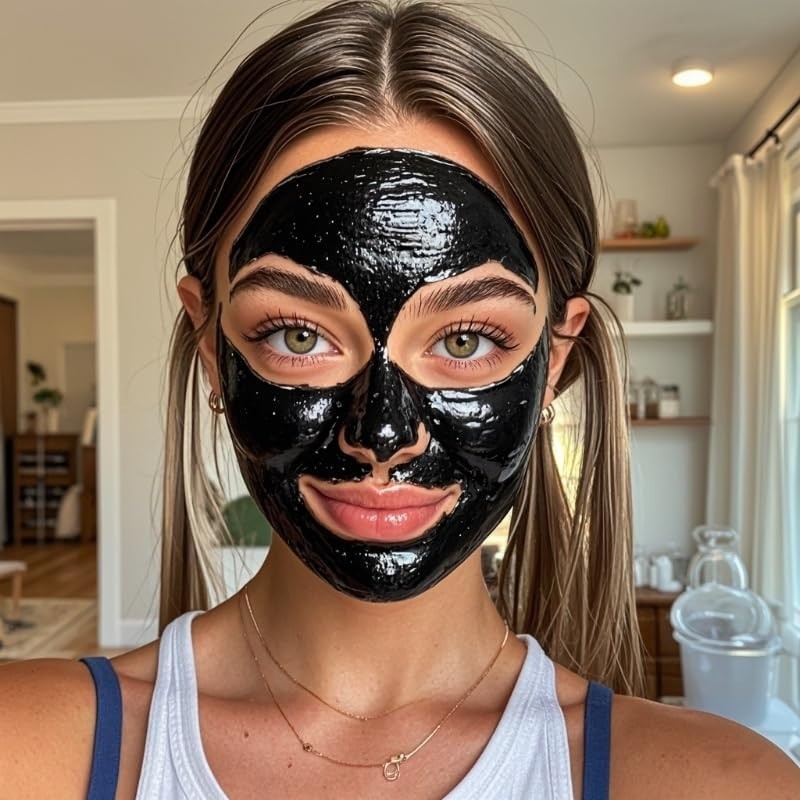 ulluxe Blackhead Remover Mask Kit, Charcoal Peel Off Face Mask for Deep Cleansin
