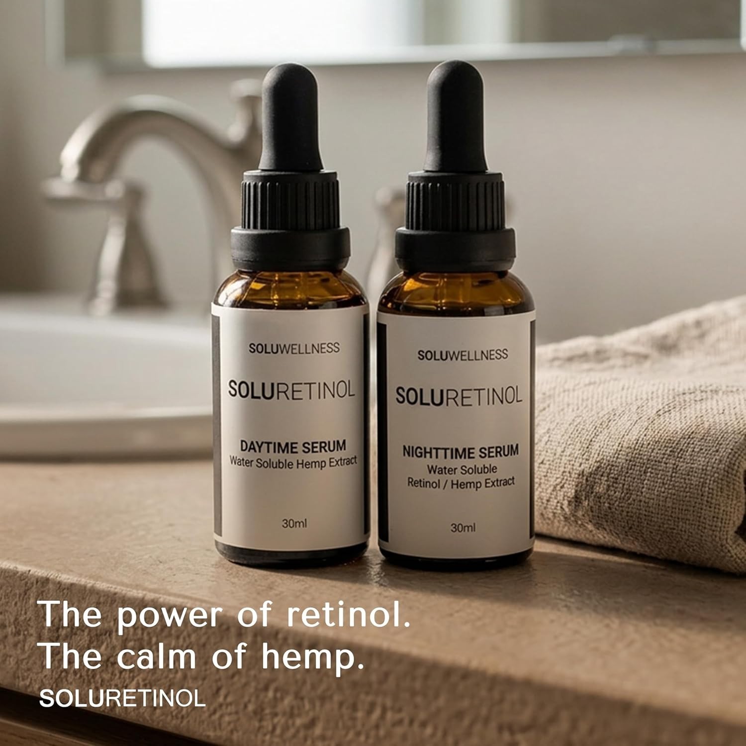 Soluretinol Advanced Wrinkle Serum, Skin Renewing Day And Night System