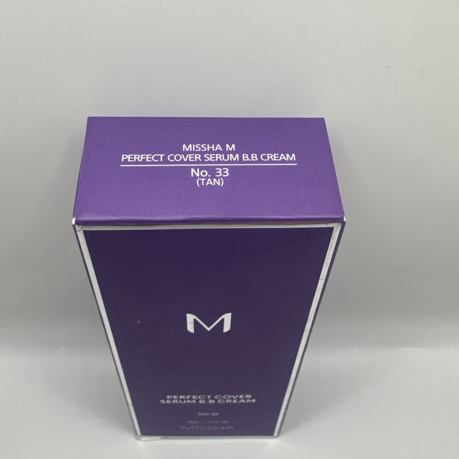 MISSHA M Perfect Cover Serum BB Cream #33 Tan – 1.18 fl. oz. EXP 09/2028 FLAWS