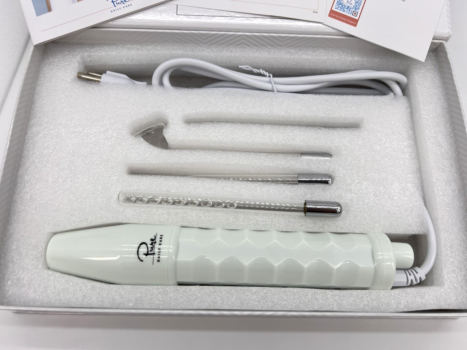 Pure Daily Care NuDerma Handheld Skin Therapy Wand Machine Anti-Aging