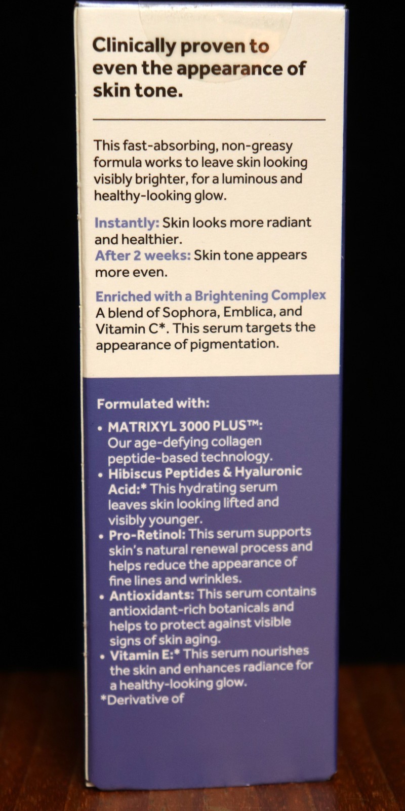 NEW No7 Lift & Luminate Serum Evens Skin Tone Collagen Hyaluronic Acid Vit E
