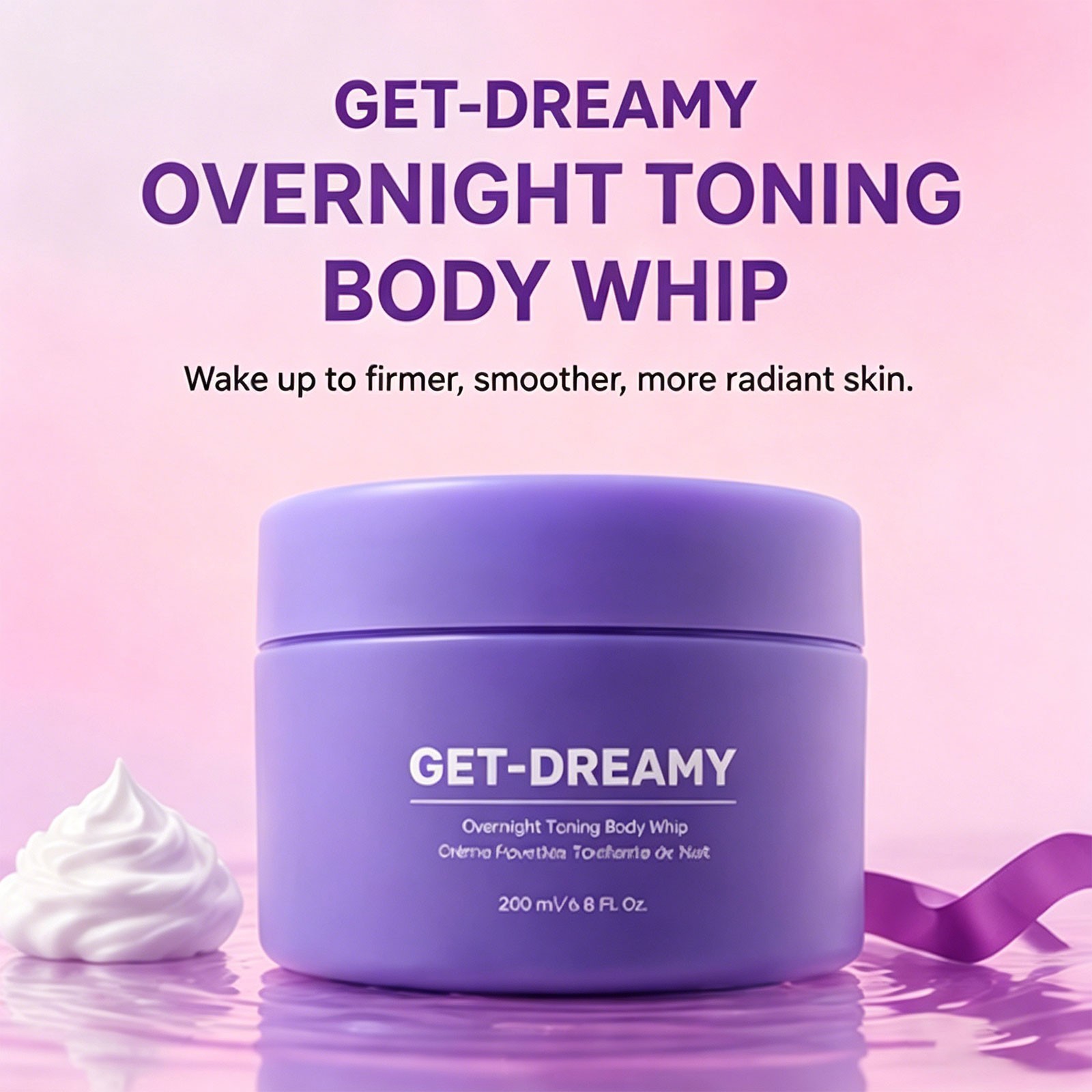 2 pieces Get-Dreamy Overnight Toning Body Whip – 6.8 fl oz/200 ml NEWz7o6