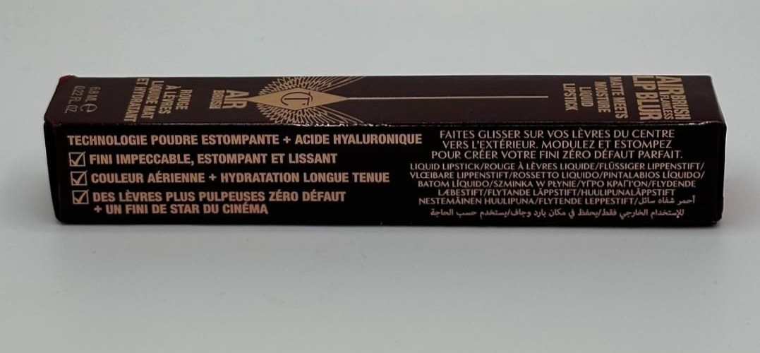 Charlotte Tilbury Airbrush Flawless Lip Blur Liquid Lipstick Ruby Blur 0.22 oz