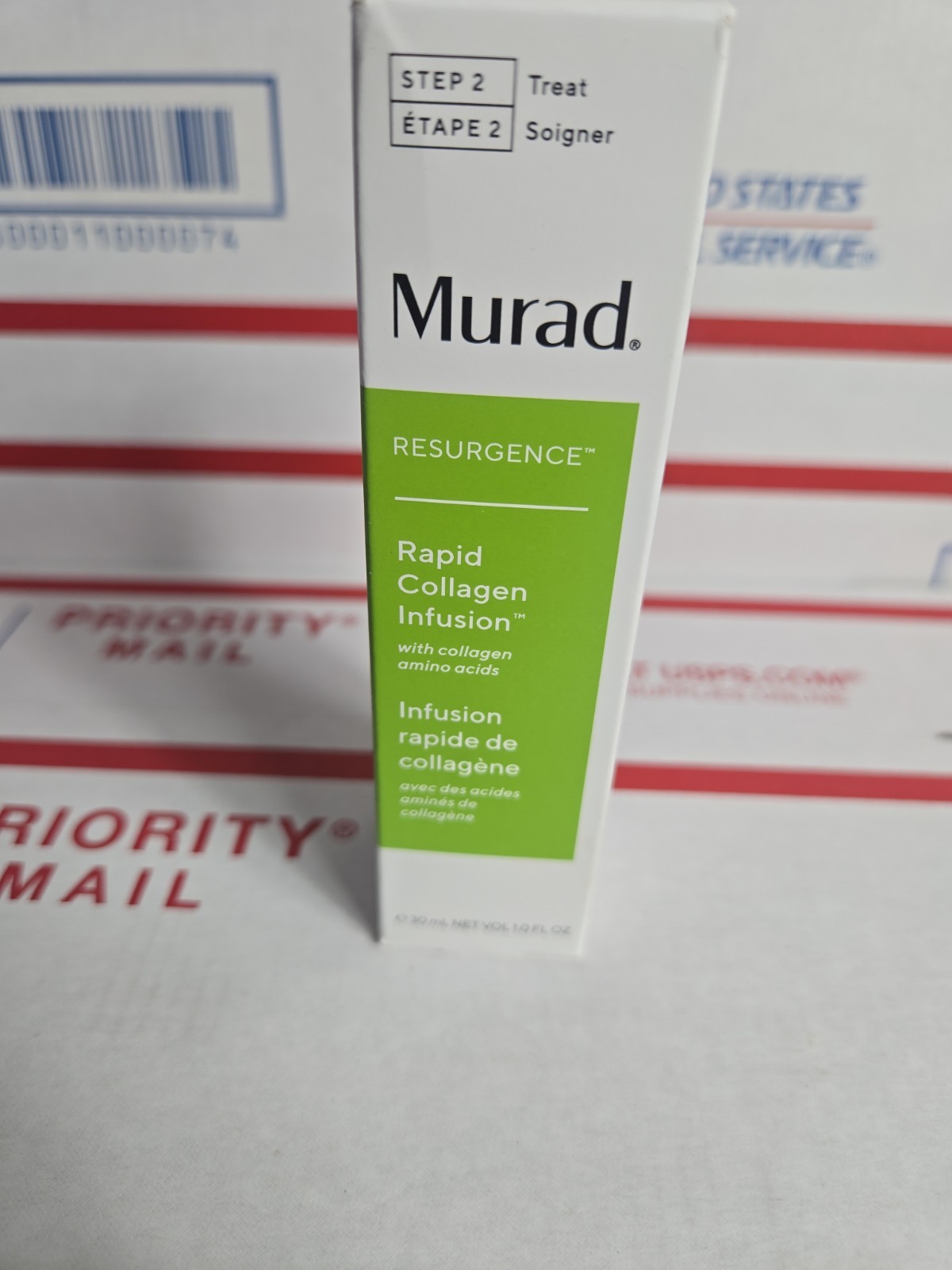 Murad Resurgence Rapid Collagen Infusion Step 2 Treat 1 oz 30mL NIB New!