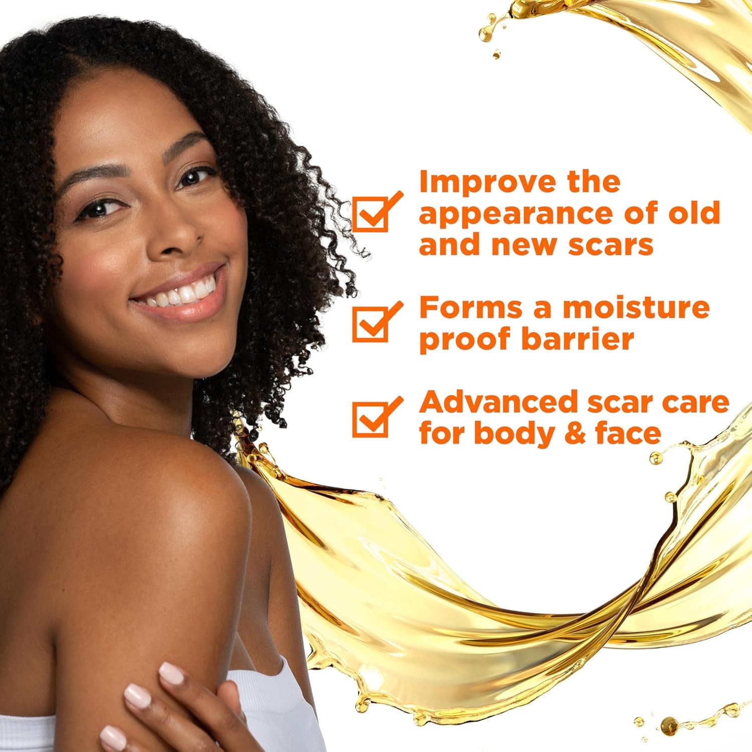 Palmer’s Cocoa Butter Formula Scar Serum, Skin Brightening Oil for Face & Body,