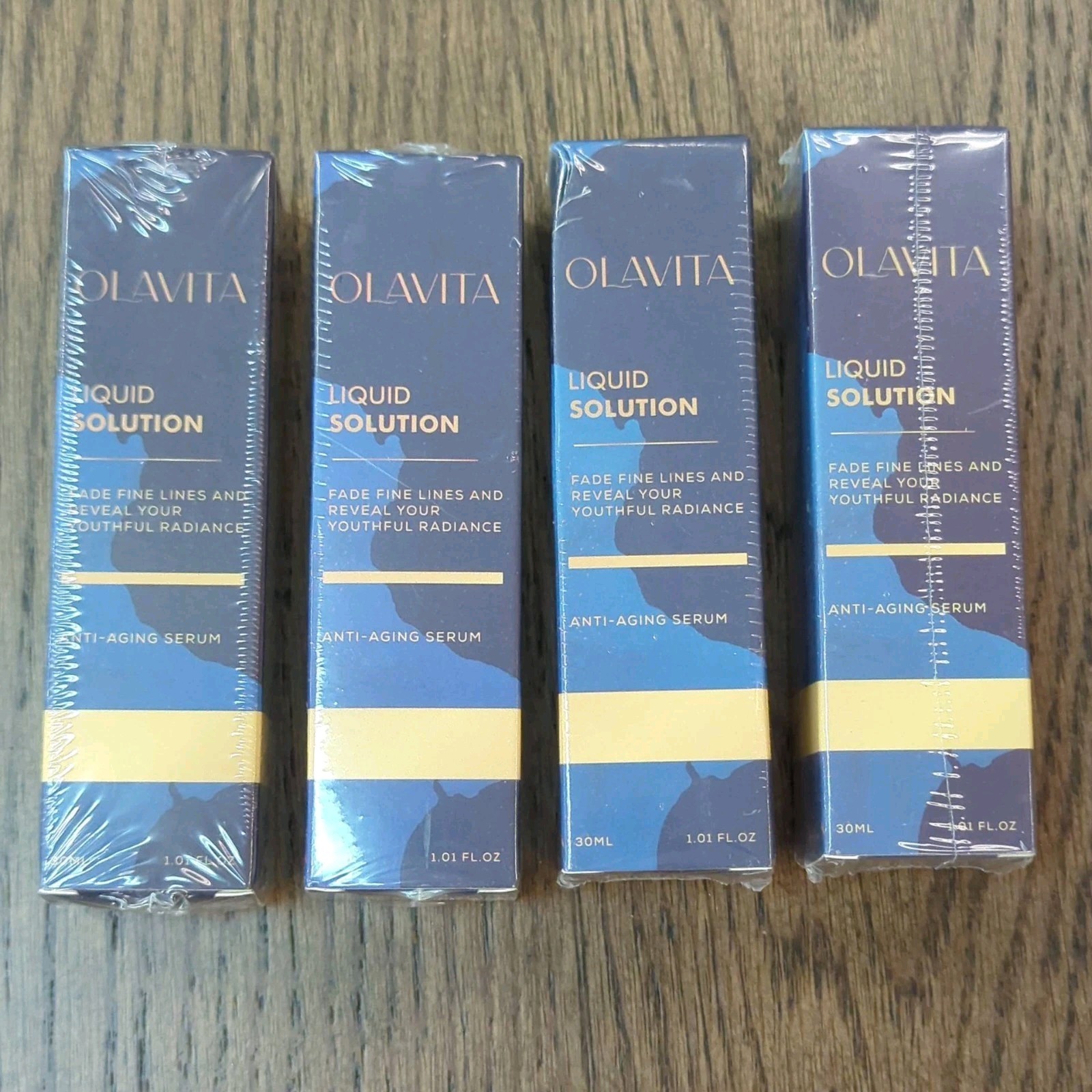 OLAVITA Liquid Solution Anti Aging Serum 30 ml 1.01 oz Lot of 4 Exp FEB2028 pack