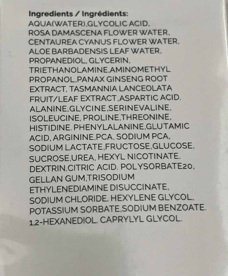 Glycolic Acid 7% Toning Solution 100 ml/3.38 fl oz Prevents Skin Aging Sealed