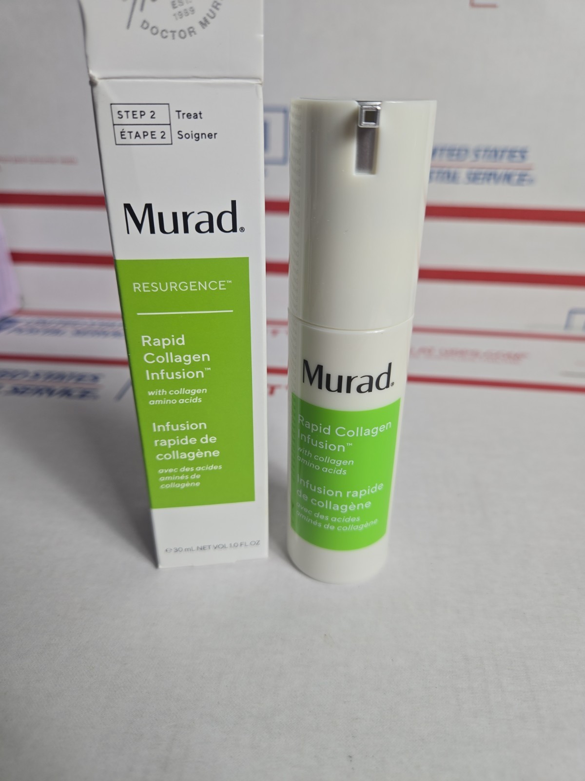 Murad Resurgence Rapid Collagen Infusion Step 2 Treat 1 oz 30mL NIB New!