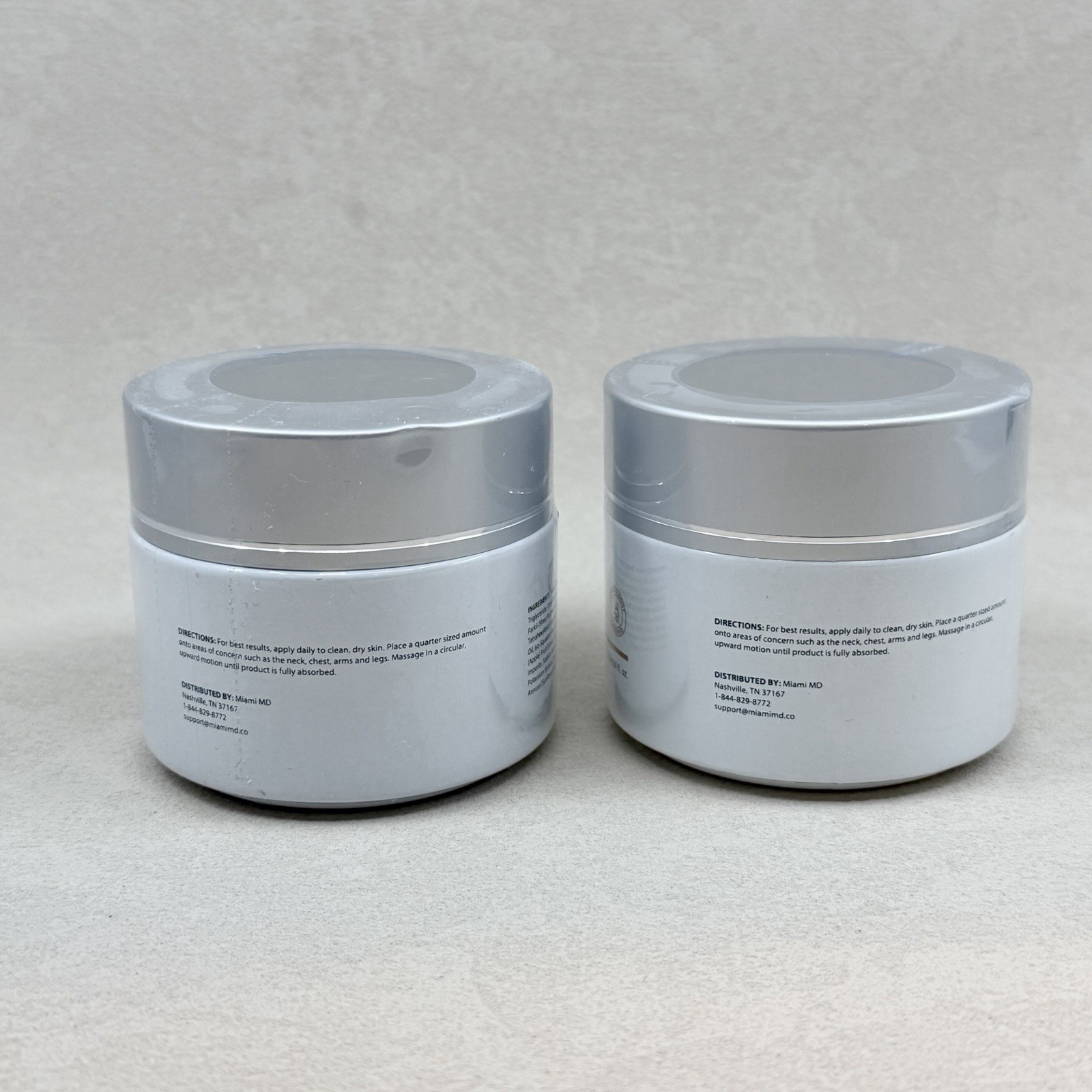 2 PACK 4oz MiamiMD Miami MD ADVANCED CREPE FIX For Firming Body SEALED NO BOX